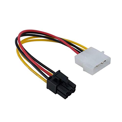 ADAPTOR - 4 PIN MOLEX TO 6 PIN PCI EXPRESS