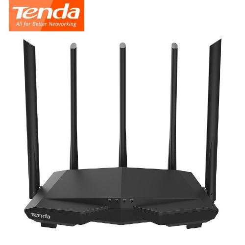 WIRLESS ROUTER - TENDA AC1200 MODEL AC7 SMART DUAL BAND