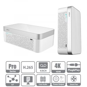 XVR7108E-4KL-B-X 8 Channel Penta-brid 4K Elegant Digital Video Recorder
