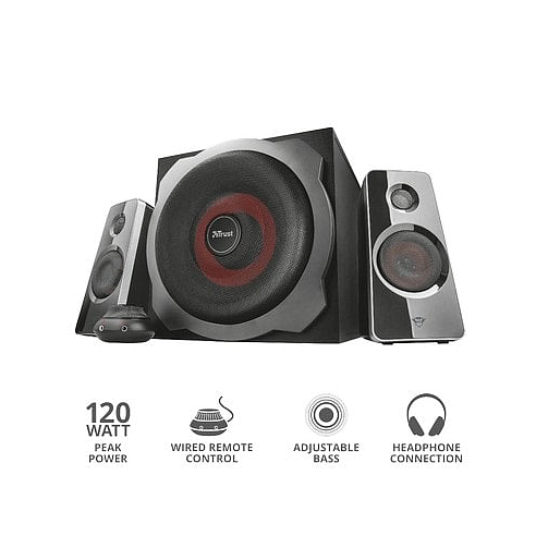 BOKSE-Trust GXT 38 Tytan 2.1 Ultimate Bass Speaker Set