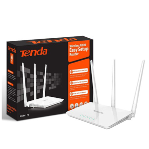 WIRELESS ROUTER - TENDA N300 MODEL F3