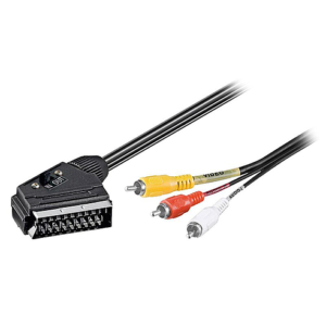 ADAPTOR SCART TO 3 RCA