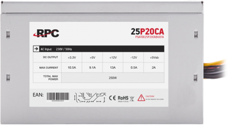 POWER SUPPLY 250W RPC 25P20CA