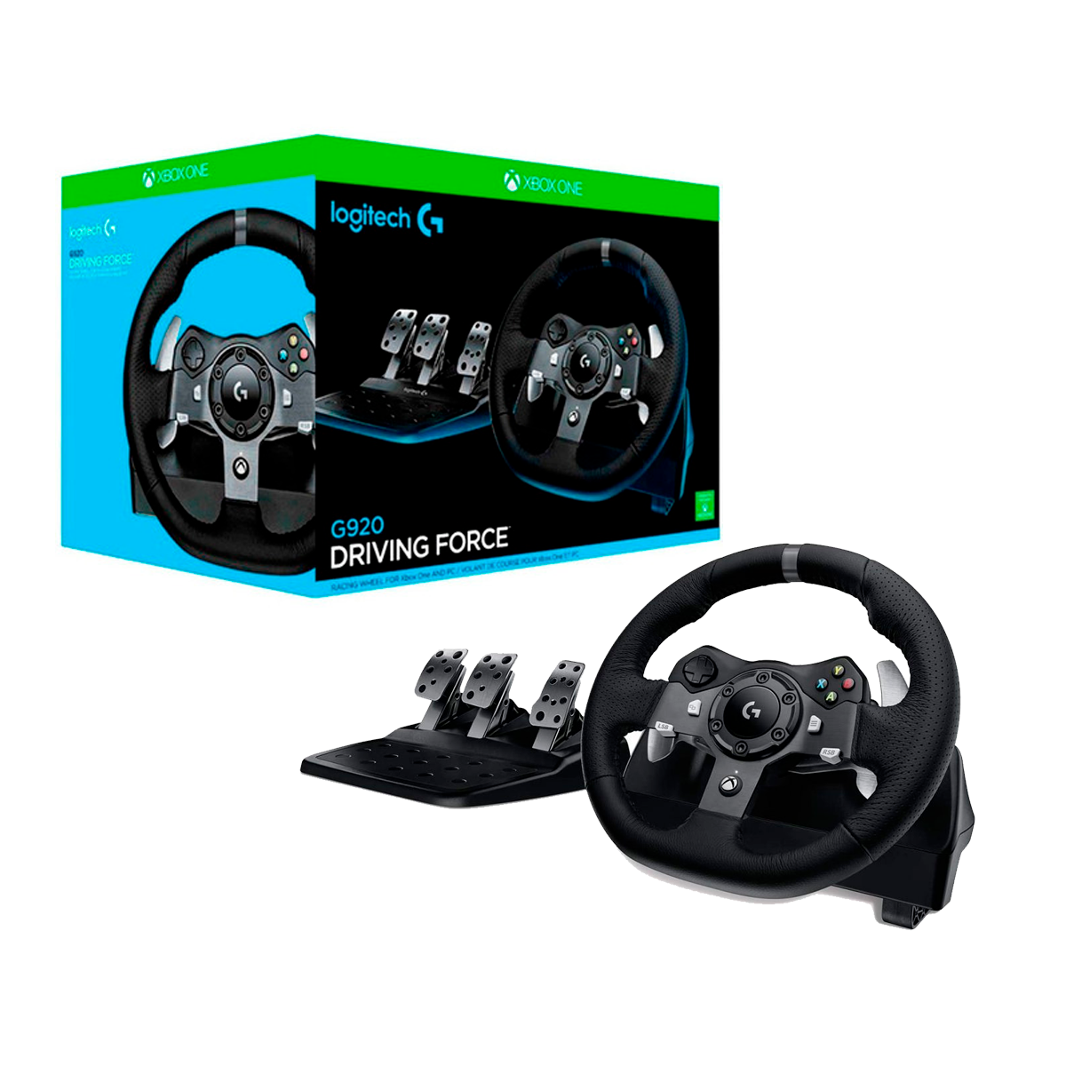 SET TIMON+PEDALE LOGITECH G920 RACING DRIVING FORCE PC + XBOX - Figura 5