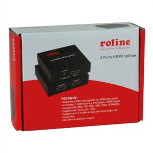 SPLITER HDMI 1 IN 2 OUT ROLINE