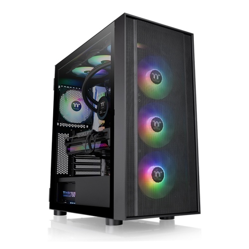 CASE Thermaltake H570 TG Midi Tower ARGB Black - Figura 2