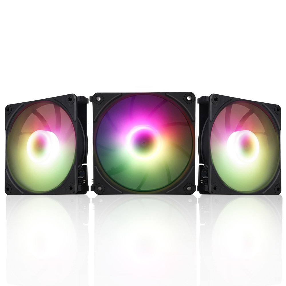 SET NEBULA 3X FAN ARGB UF1203 BLACK - Figura 2