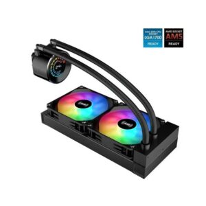 CPU COOLER NEBULA AQUA FLOW 240 BLACK ARGB