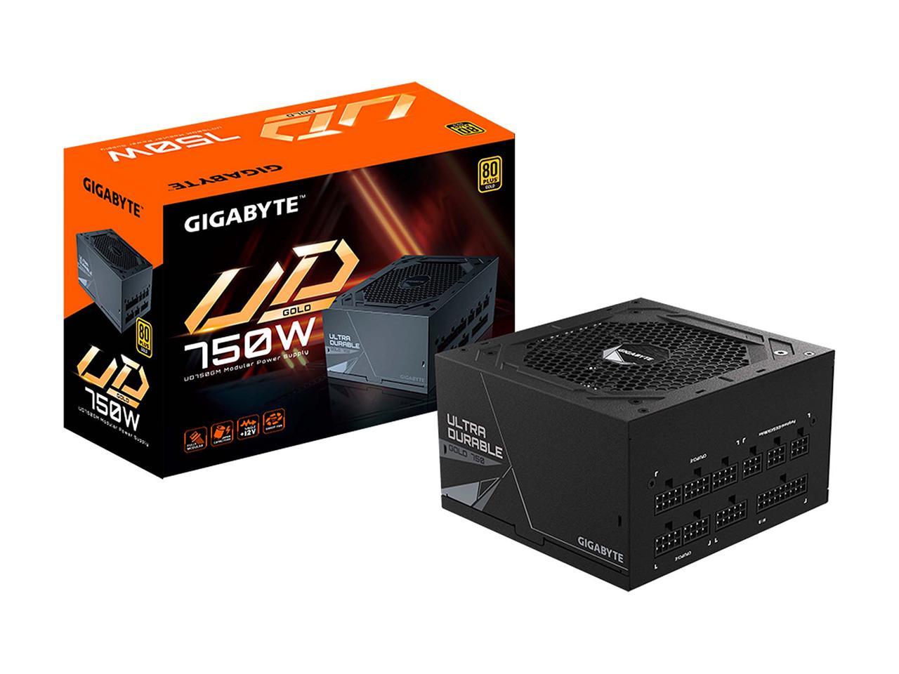 PSU 750W 80+ GOLD GIGABYTE UD750GM
