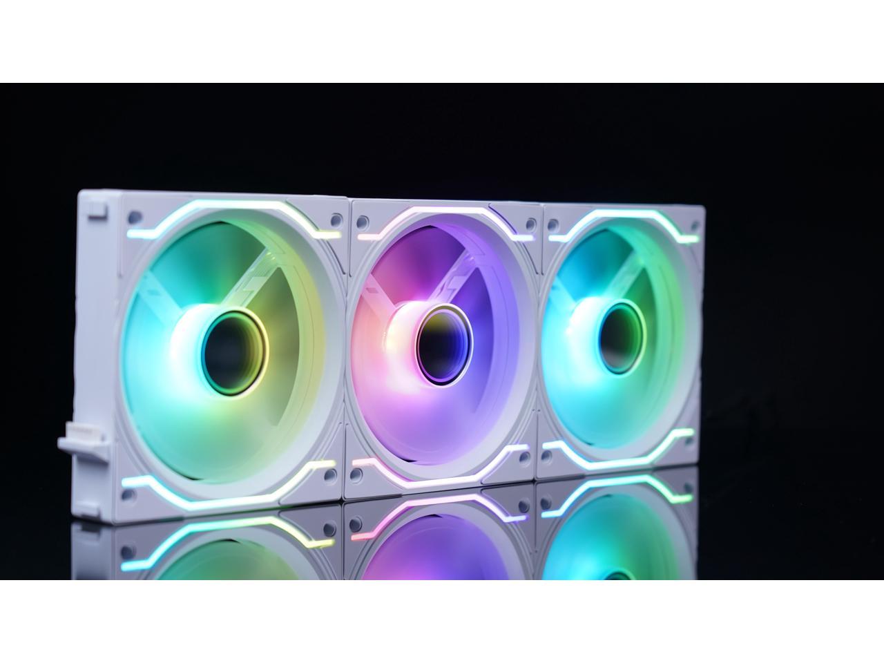 SET NEBULA 3X FAN ARGB XF120 WHITE