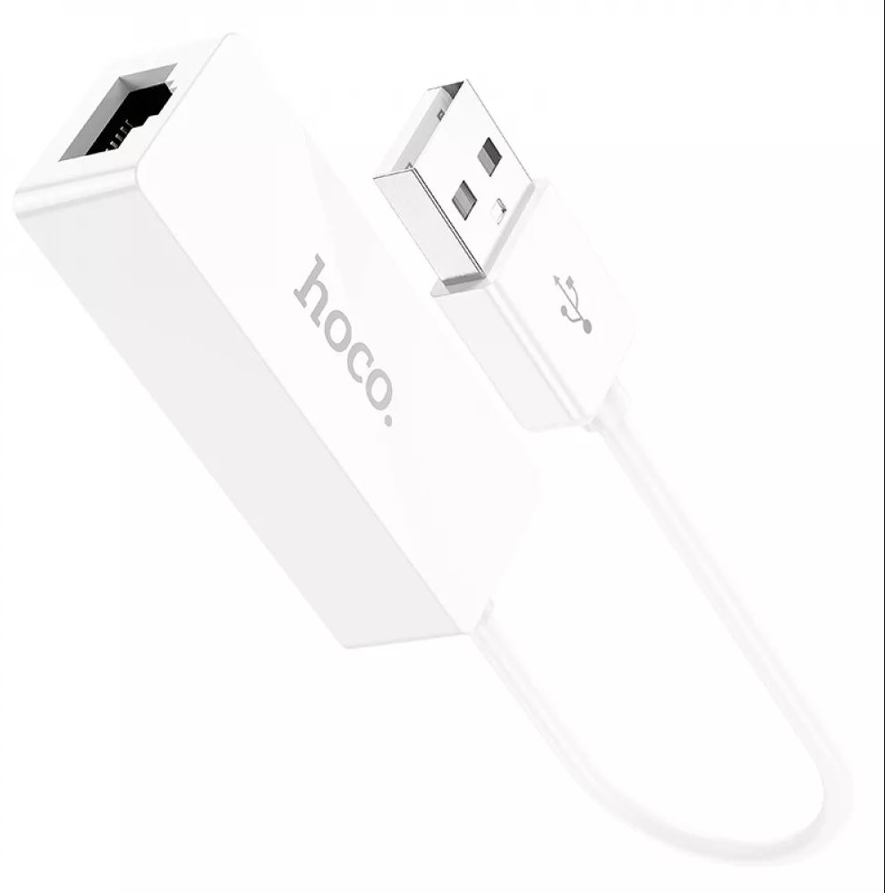 ADAPTOR USB TO ETHERNET 100MBPS HOCO