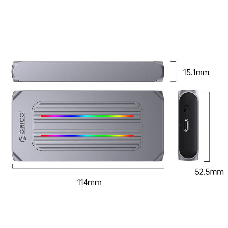 KASE SSD NVME ORICO 10GBPS TYPE C - Figura 2