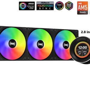CPU COOLER NEBULA AQUA NOVA 360 BLACK