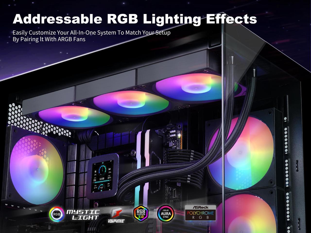 CPU COOLER NEBULA AQUA MAX 360 BLACK - Figura 4