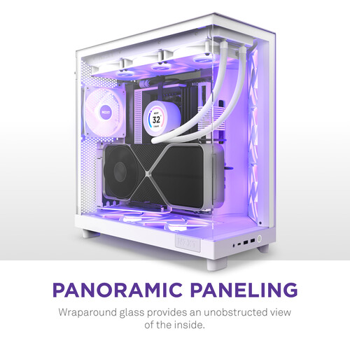 CASE NZXT H6 FLOW MIDI RGB WHITE - Figura 2