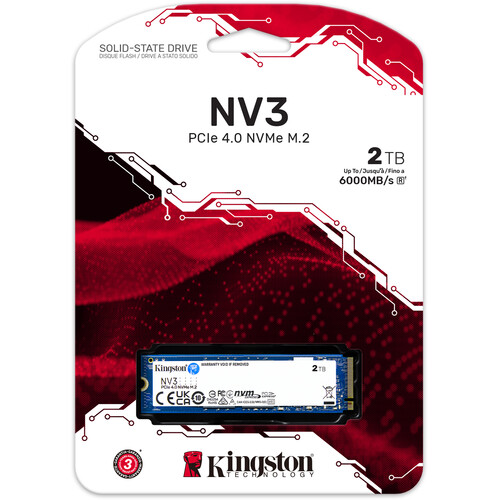 SSD 2TB NVME 4.0 6000MB/S KINGSTON NV3