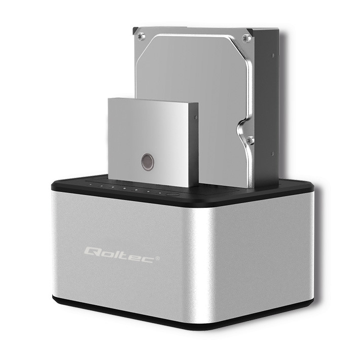 DOCKING STATION QOLTEC HDD/SSD 2.5/3.5 SATA