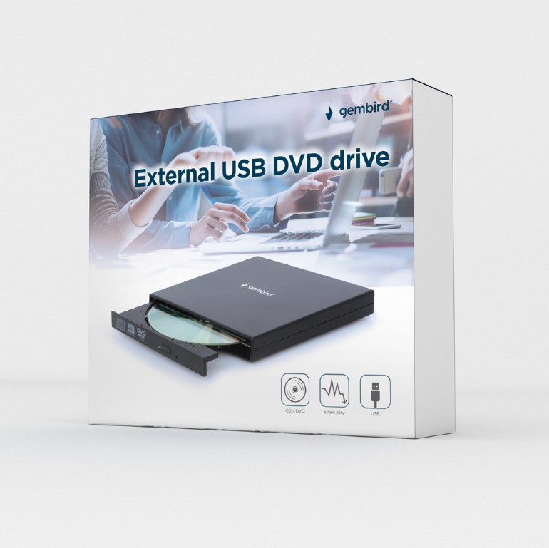 DVD RW EXTERNAL USB 2.0 GEMBIRD