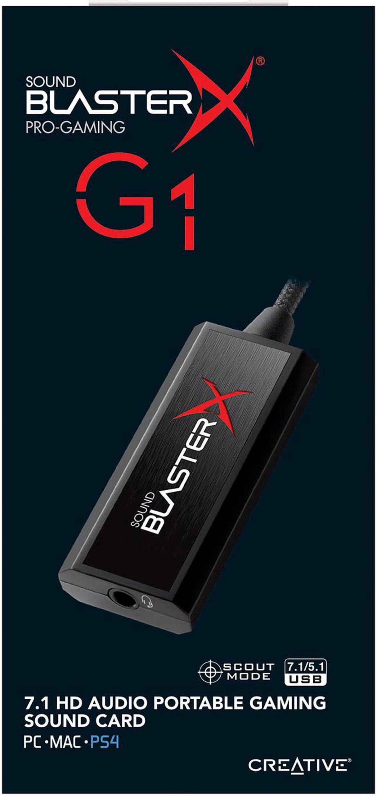 USB AUDIO CREATIVE SOUND BLASTER X G1 - Figura 2