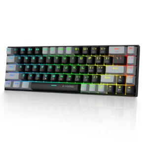 TASTIERE MEKANIKE E-YOOSO Z-686 BLACK-GRAY BROWN SWITCH