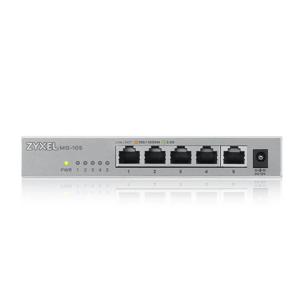 SWITCH Zyxel MG-105 5 Ports 2,5G MultiGig unmanaged