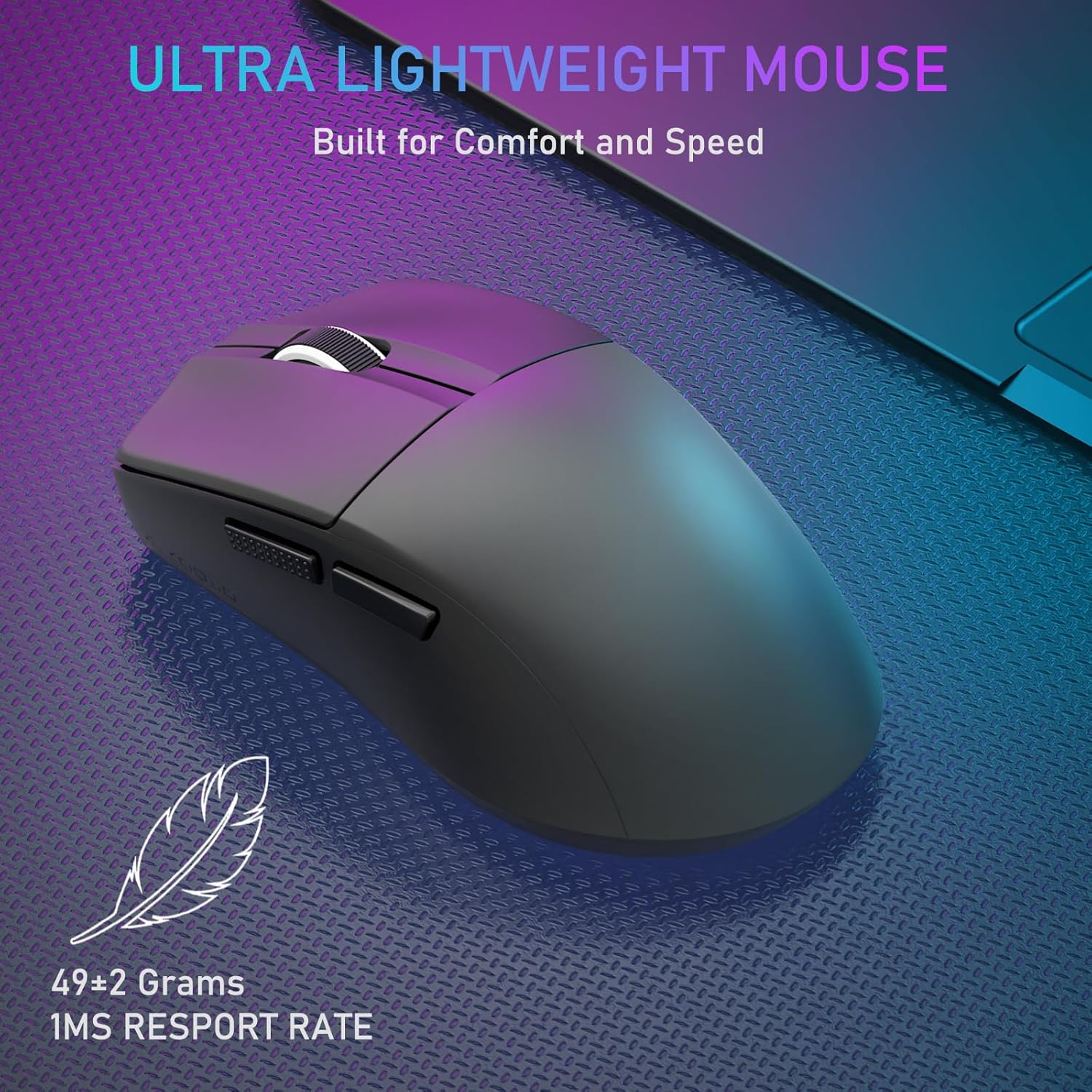 MOUSE WIRELESS E-YOOSO X-44 BLACK 1KHZ - Figura 8