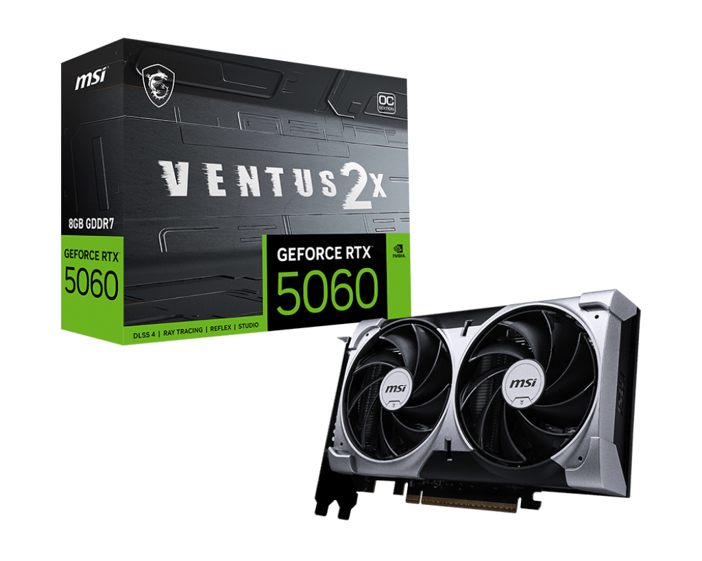 NVIDIA GEFORCE RTX 5060 8GB GDDR7 MSI VENTUS 2X OC