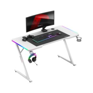 TAVOLINE GAMING HUZARO HERO 2.5 WHITE RGB