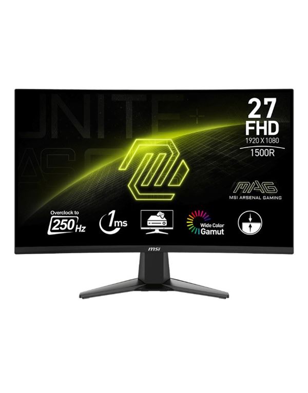 MONITOR GAMING MSI MAG 27C6X 27 INCH FHD 250HZ 1MS CURVED