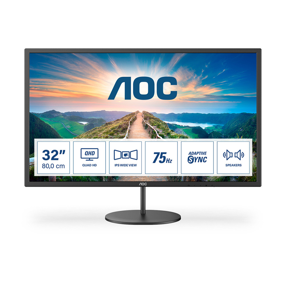 MONITOR AOC Q32V4 31.5 INCH 2K IPS 75HZ