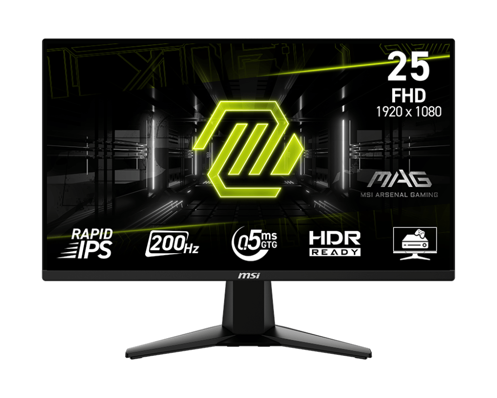 MONITOR GAMING MSI MAG 255F E20 25 INCH FHD IPS 200HZ 0.5MS