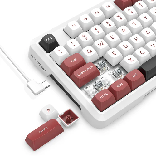 E-YOOSO Z-82 MECHANICAL KEYBOARD – KOMPAKTE, ELEGANTE, RGB READY - Figura 3