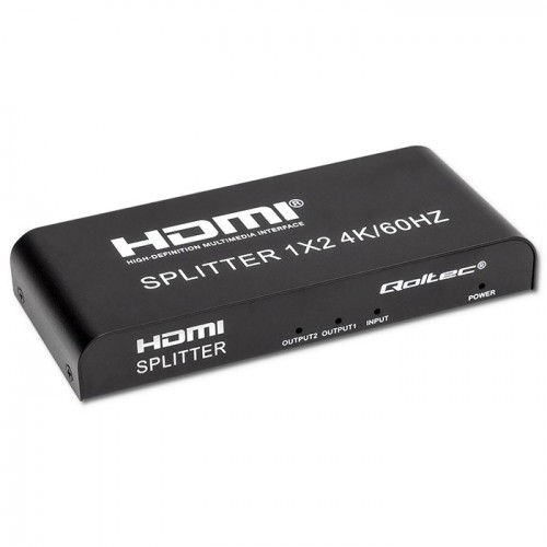 Qoltec HDMI Splitter 1x2 4K HDMI 2.0