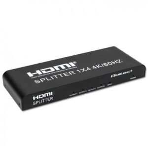 Qoltec HDMI Splitter 1x4 4K HDMI 2.0